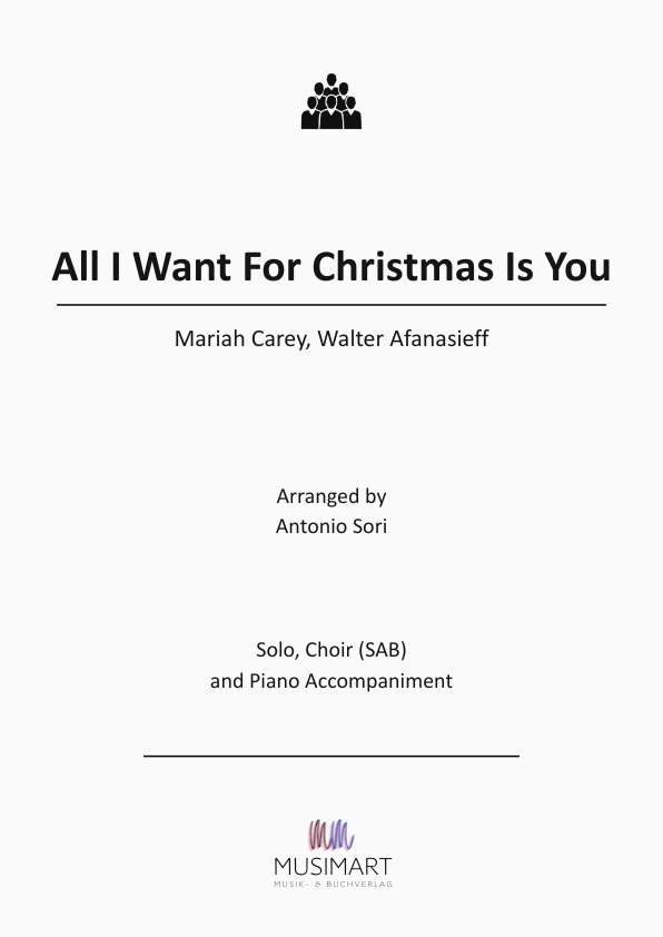 Cover All I Want For Christmas is You Chor