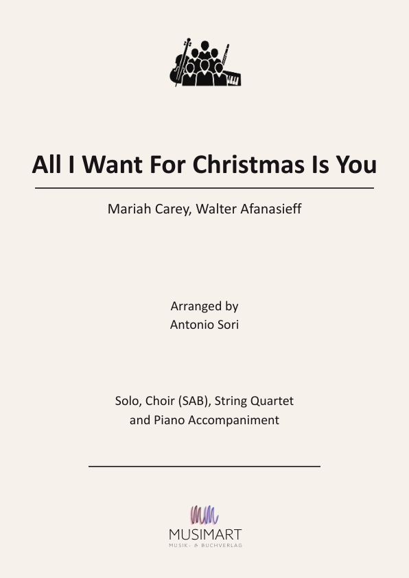 Cover All I Want For Christmas Mixed Ensemble