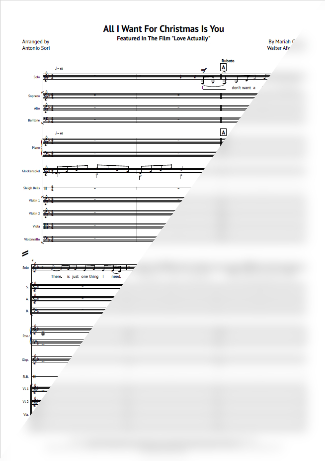 Vorschau All I Want For Christmas Is You Mixed Ensemble